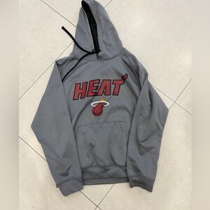 Gray Miami Heat Hoodie